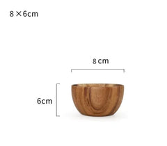 Versatile Wooden Serving Bowl