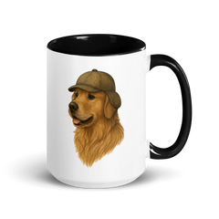 Vibrant Golden Retriever Coffee Mug