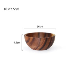 Versatile Wooden Serving Bowl