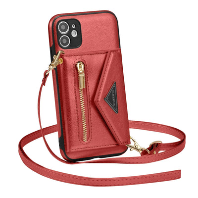 ZCDAYE Crossbody Wallet Phone Cases for iPhone 11 iPhone 11(6.1 inch) Wallet Phone Case Premium Leather Phone Case for iPhone 11(6.1 inch) - Red