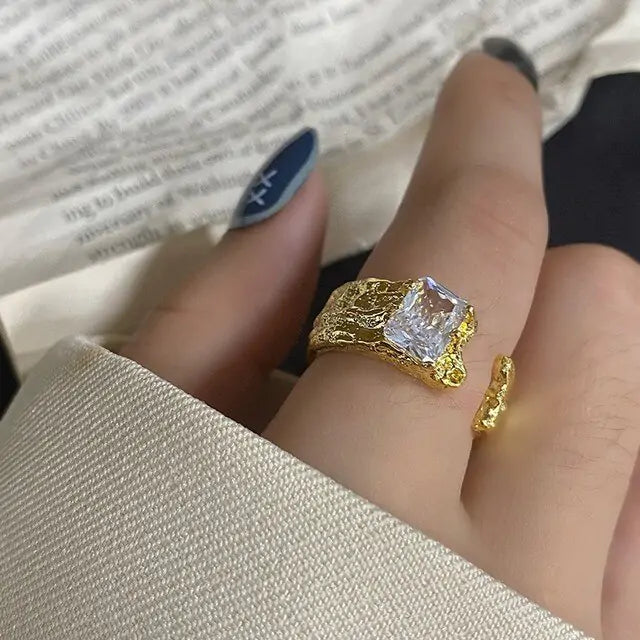 | Brilliant Zircon Adjustable Ring| Zircon Sparkle Ring| Radiant Adjustable Zircon Ring| Crystal Glow Zircon Ring| Eternal Shine Adjustable Ring| Luxe Zircon Adjustable Band Ring| Dazzling Zircon Flex Ring|