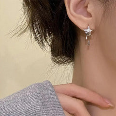 | Cosmic Glimmer Star Earrings| Stellar Glow Irregular Star Studs| Twinkle Star Asymmetrical Earrings| Celestial Spark Irregular Studs| Star Chic Irregular Stud Earrings|