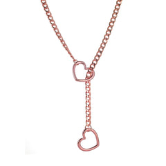 | Crush Link Heart Chain Necklace| Luna Bound Heart O-Ring Pendant| Edge Luxe Heart Slip Necklace| Velvet Chain Heart Choker| Amour Link Adjustable Necklace|