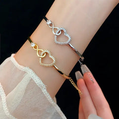 | Heartstrings Bracelet| Love Link Hollow Bracelet| Eternal Embrace Band| Whisper of Love Bracelet| Love scape Hollow Heart Bangle| Tender Loop Bracelet| Hollow Heart Harmony| Delicate Bond Bracelet| Amor Hollow Charm| Sweetheart Silhouette Bracelet|