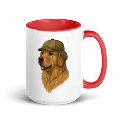Vibrant Golden Retriever Coffee Mug