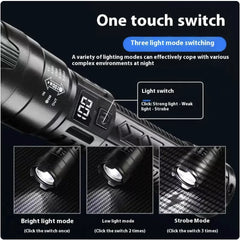 Rechargeable Portable Super Bright Flashlight