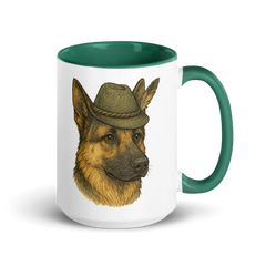 Vibrant German Shepard Coffee Mug