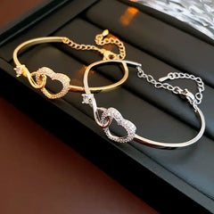 | Heartstrings Bracelet| Love Link Hollow Bracelet| Eternal Embrace Band| Whisper of Love Bracelet| Love scape Hollow Heart Bangle| Tender Loop Bracelet| Hollow Heart Harmony| Delicate Bond Bracelet| Amor Hollow Charm| Sweetheart Silhouette Bracelet|