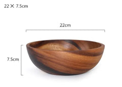 Versatile Wooden Serving Bowl