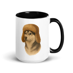 Vibrant Alaskan Husky Coffee Mug
