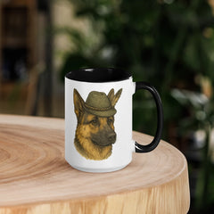 Vibrant German Shepard Coffee Mug