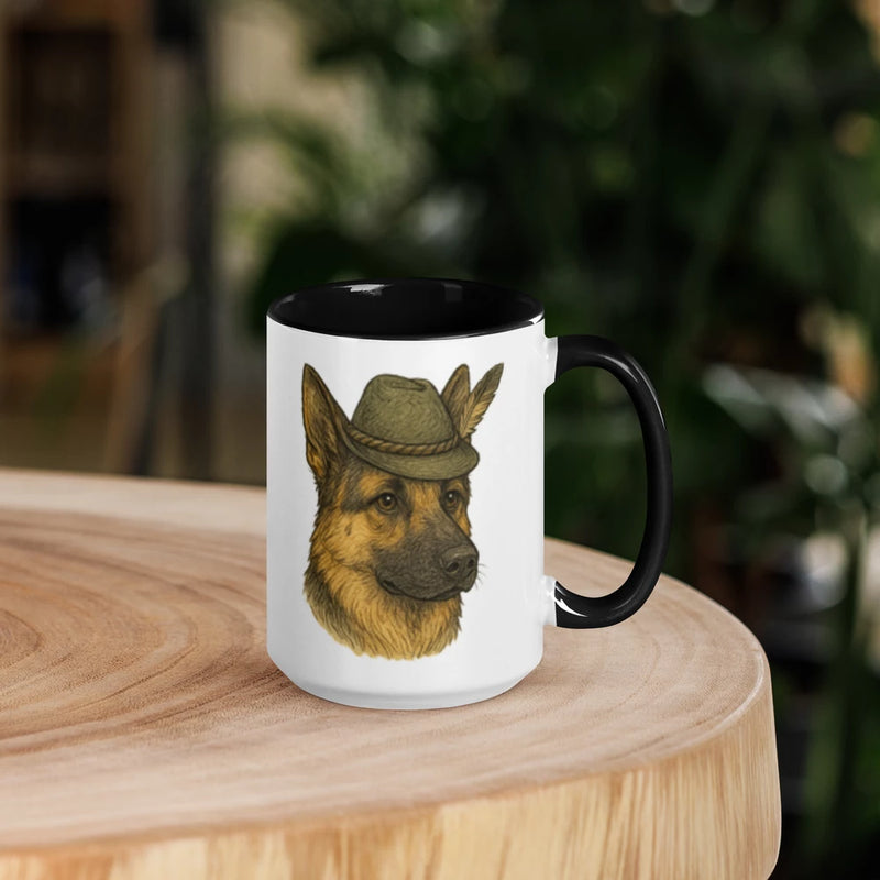 Vibrant German Shepard Coffee Mug