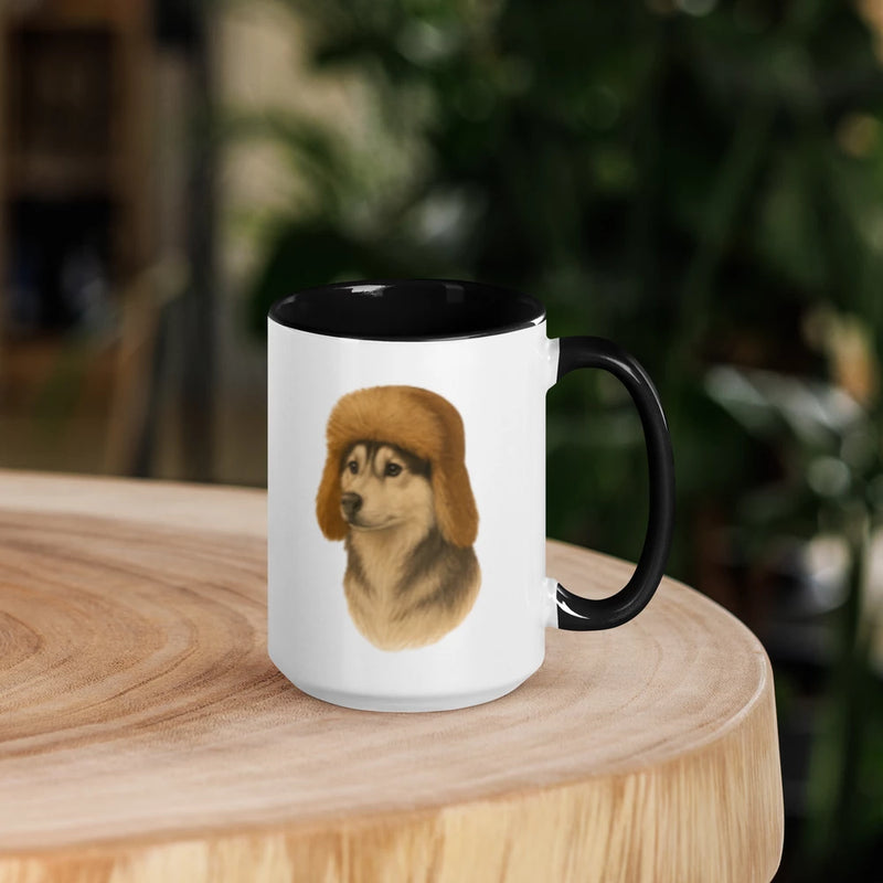 Vibrant Alaskan Husky Coffee Mug