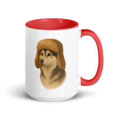 Vibrant Alaskan Husky Coffee Mug