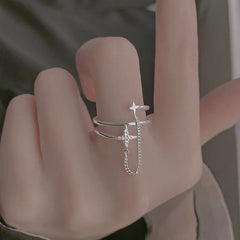 Starlight Double-Layer Fashion Ring