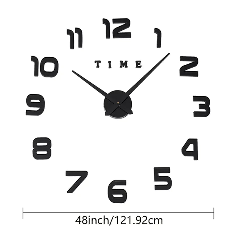 Modern DIY 3D Wall Clock Kit
