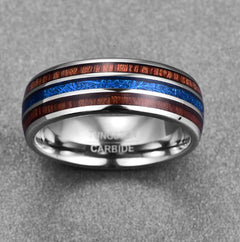 Elegant Tungsten Love Bands