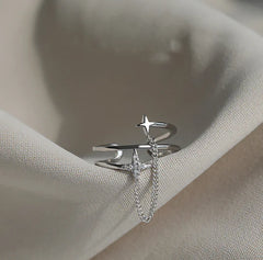 Starlight Double-Layer Fashion Ring