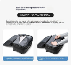 | Maxi Pack Compression Backpack| Space Saver Travel Backpack| Compress Trek Large Capacity Pack| Air Fit Compression Gear Bag| Vacu Max Adventure Backpack| Compact Plus Travel Backpack|