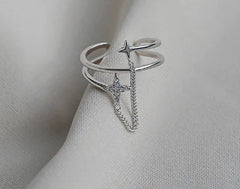 Starlight Double-Layer Fashion Ring
