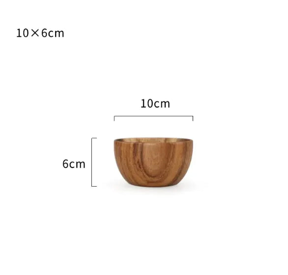 Versatile Wooden Serving Bowl
