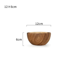 Versatile Wooden Serving Bowl