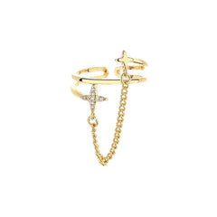 Starlight Double-Layer Fashion Ring