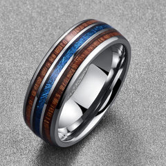 Elegant Tungsten Love Bands