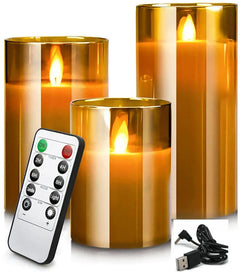 USB Chargeable Flickering Candles