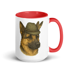Vibrant German Shepard Coffee Mug