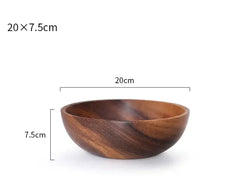 Versatile Wooden Serving Bowl