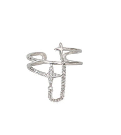 Starlight Double-Layer Fashion Ring