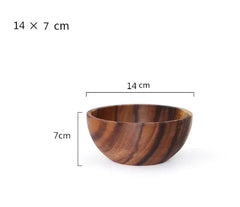 Versatile Wooden Serving Bowl