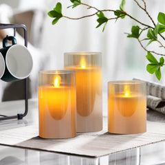 USB Chargeable Flickering Candles