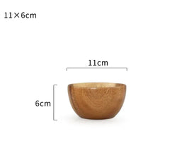 Versatile Wooden Serving Bowl