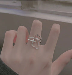 Starlight Double-Layer Fashion Ring