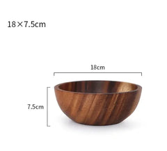 Versatile Wooden Serving Bowl